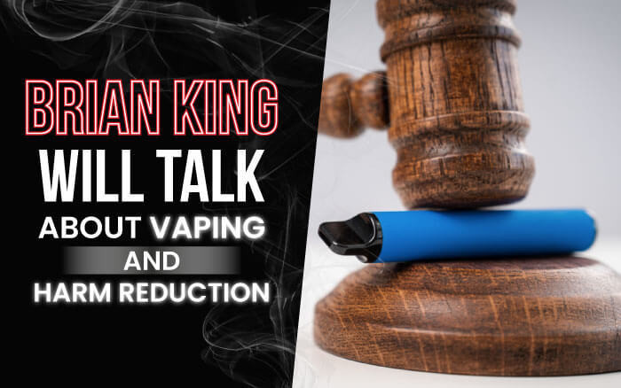 Brian King Has Finally Agreed To Talk About Vaping and Harm Reduction thumbnail image