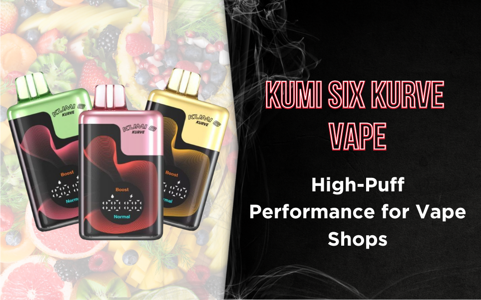 KUMI Six Kurve Vape: High-Puff Performance for Vape Shops thumbnail image