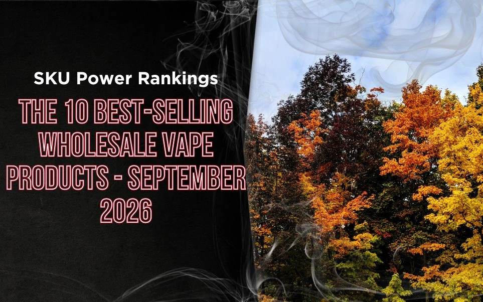 September 2026 Vape Rankings: The 10 Best-Selling Wholesale Vape Products Right Now thumbnail image