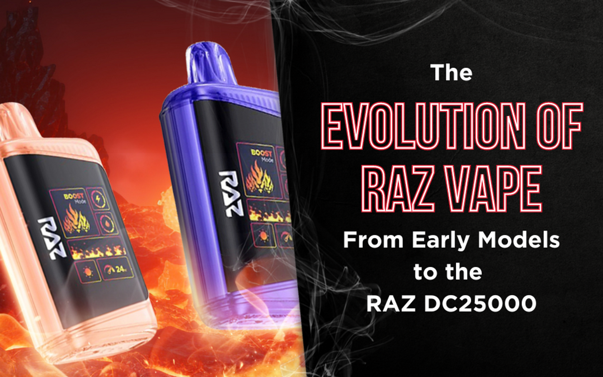 The Evolution of Raz Vape From Early Models to the Raz DC25000 VapeRanger