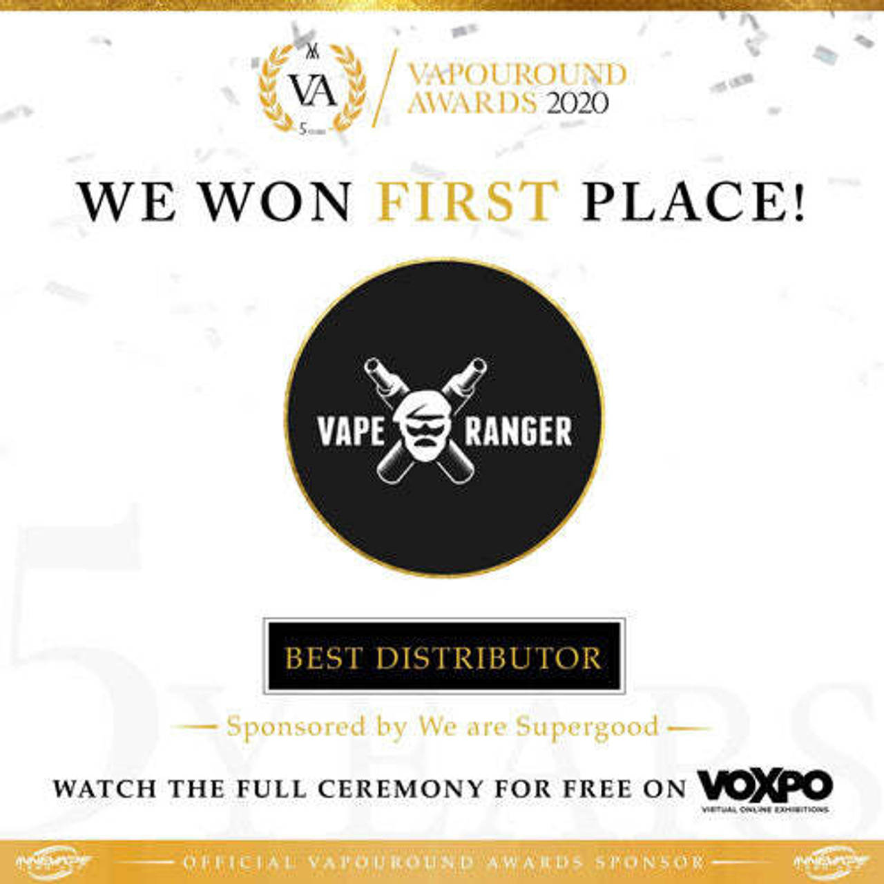 VR Products Takes Home #1 Best Distributor for Vapouround Awards 2020 thumbnail image