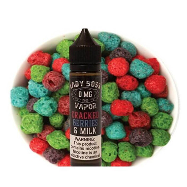 Cracked Berries and Milk E-Liquid by Lady Boss Vapor