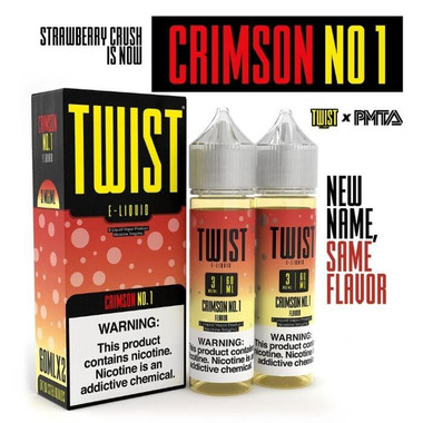 Crimson No. 1 (Strawberry Crush) Nicotine Salt by Twist E-Liquid