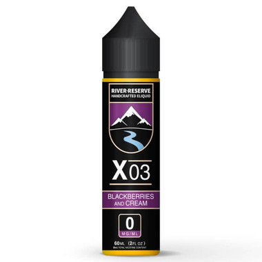 Blackberry X-03 Tobacco Free Nicotine E-liquid by River Reserve