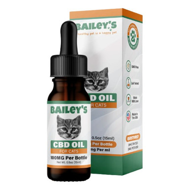 Full Spectrum Hemp Oil For Cats by Bailey's CBD