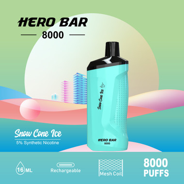 Hero Bars Disposable Vape Pen - 8000 Puffs