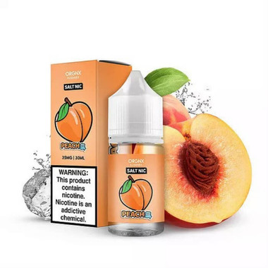 Peach Ice by Orgnx Nicotine Salt E-Liquid #1