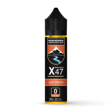 Peaches X-47 E-Liquid by River Reserve.