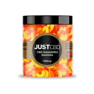 JustCBD Peach Ring Gummies