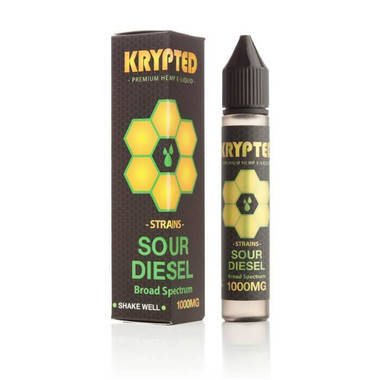 Krypted CBD Sour Diesel Vape Juice