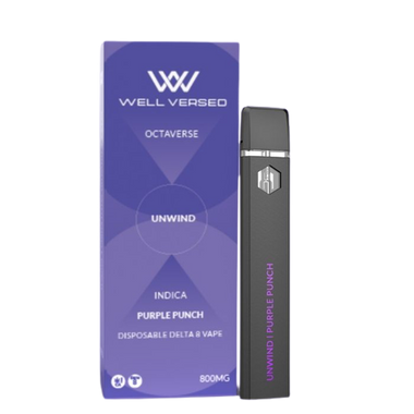 Unwind Octaverse Delta 8 Disposable Vape by Well Versed