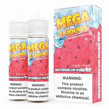 Watermelon Rush Ice E-Liquid by Mega E-Liquids