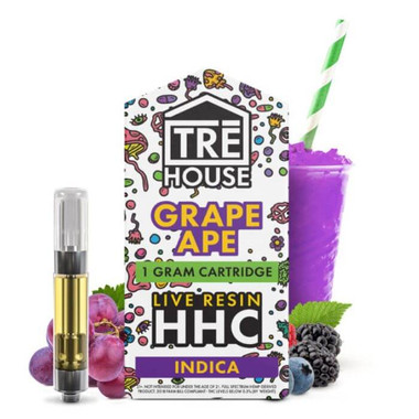 Tre House HHC Vape Cartridge Green Ape Live Resin