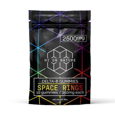 Hi On Nature Delta 8 THC Gummies Space Rings