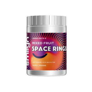 Smilyn Wellness Delta 8 THC Gummies Space Rings