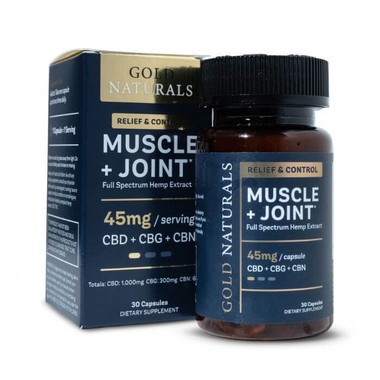 Gold Naturals CBD - CBG - CBN Pills Muscle and Joint