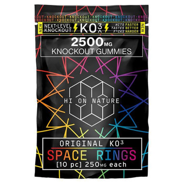 Hi On Nature Delta 8 - HHC - THC-P - CBD Gummies Space Rings KO3