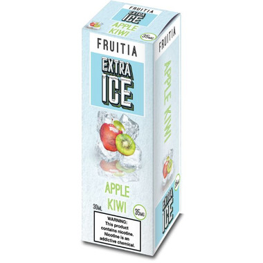 Apple Kiwi Nicotine Salt by Fruitia Extra Ice