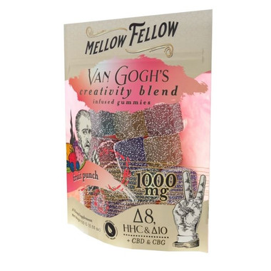 Mellow Fellow CBD - CBG - HHC - Delta 8 - 10 THC Gummies Creativity Blend