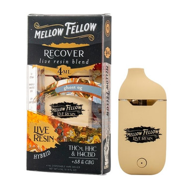 Mellow Fellow THC-M - HHC - H4CBD - CBG - Delta 8 Disposable Vape Recover Live Resin