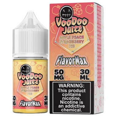 Apple Peach Strawberry Ice Nicotine Salt by VooDoo Juice FlavorMax