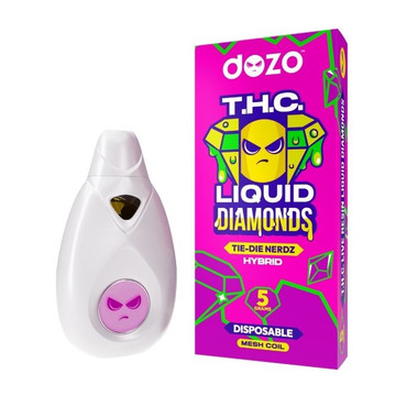 Dozo THCA - THC-P - Delta 8 - 10 - CBD Disposable Vape Liquid Diamonds 5G.