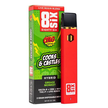 Eighty Six Delta 8 - CBN - HHC - THC-P Disposable Vape OMG 2G