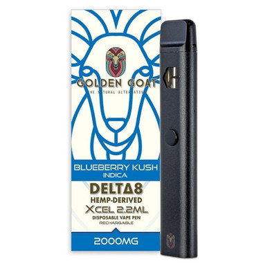 Golden Goat Delta 8 THC Disposable Vape XCEL.