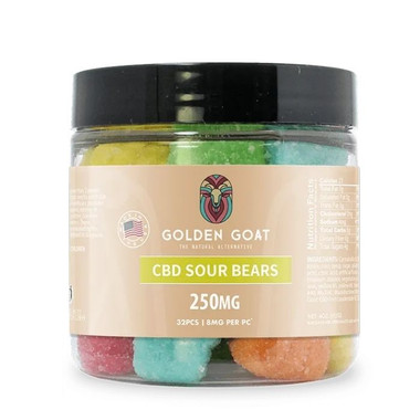 Golden Goat CBD Gummies Sour Bears.