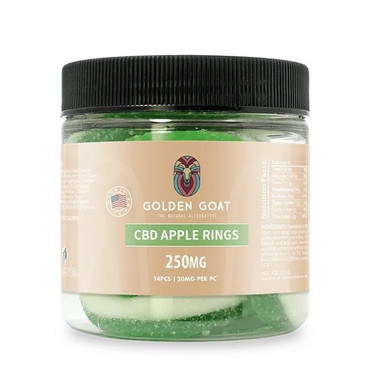 Golden Goat CBD Gummies Rings.