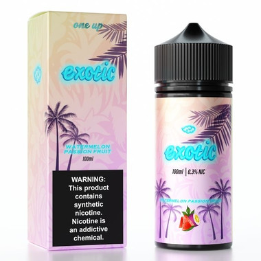 Watermelon Passion Fruit E-Liquid by One Up Exotic.