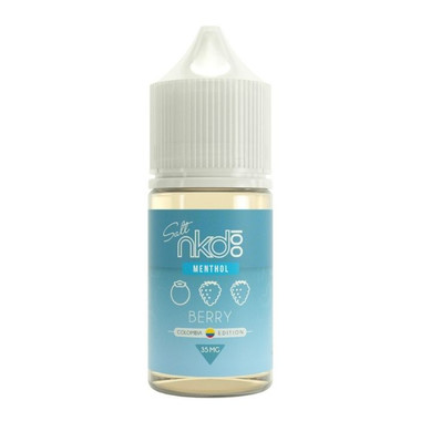Berry Menthol Nicotine Salt by Naked 100 Colombia Edition.