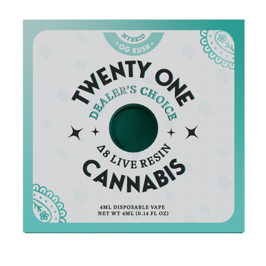 Twenty One Cannabis Dealer's Choice Delta 8 Disposable Vape