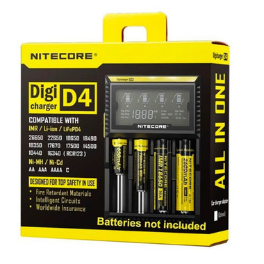 Nitecore D4 Digicharger Battery Charger.