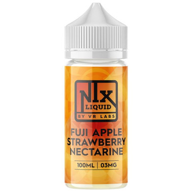 Fuji Apple Strawberry Nectarine Nixamide Liquid by NIX Liquids.