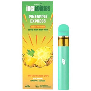 Urb Incredibles Social Butterfly Disposable Vape 3G