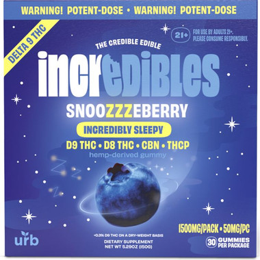 Urb Incredibles Incredibly Sleepy Gummies 50MG
