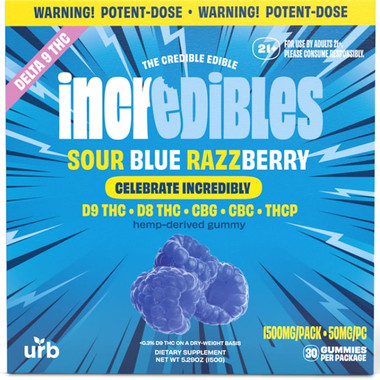 Urb Incredibles Celebrate Incredibly Gummies 50MG