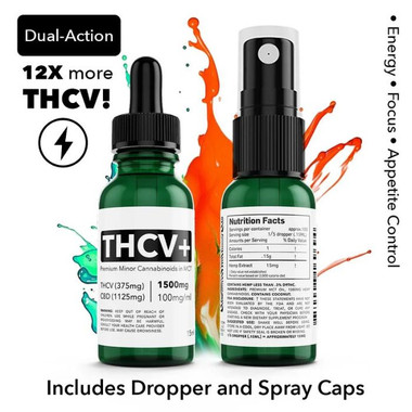 Spyglass Wellness Dual Action THCV Oil Tincture.