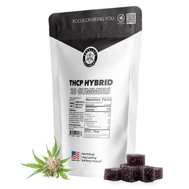 Spyglass Wellness Hybrid THC-P Gummies.