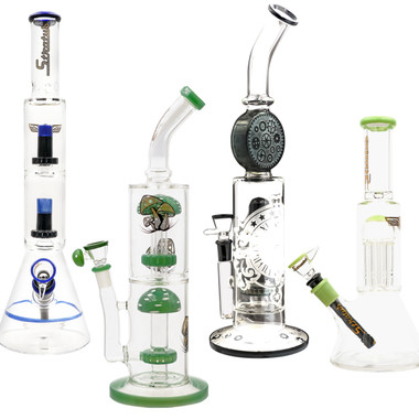 Stratus Tall Heavy 10"-12" Waterpipe Family Pack