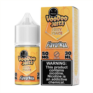 Juicy Peach Nicotine Salt by VooDoo Juice FlavorMax