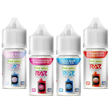 Pod Juice X Raz Nicotine Salts