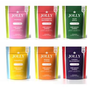 Jolly Cannabis 1:1 THC CBD Gummies