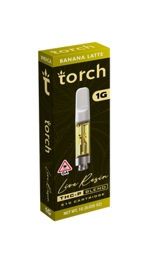 Torch Live Resin THC-P Cart 1G Banana Latte Torch Live Resin THC-P Cart 1G Banana Latte
