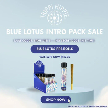 TRIPPI HIPPIE Blue Lotus Pre Rolls Intro Pack