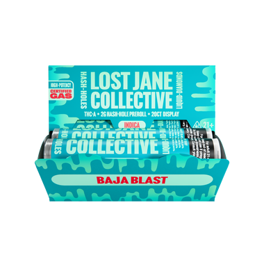 Lost Jane THC-A Hash Holes 20ct Display Baja Blast Lost Jane THC-A Hash Holes 20ct Display Baja Blast