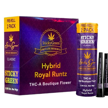 Sticky Green Private Reserve THCA Pre Rolls
