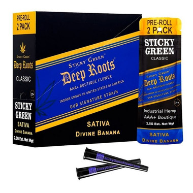 Sticky Green THC-A Deep Roots Pre Rolls