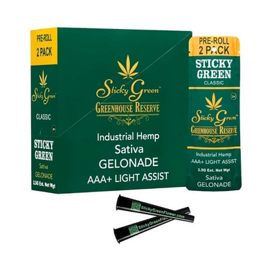 Sticky Green Greenhouse THC-A Pre Rolls 2.5G